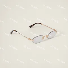 新品 miumiu ミュウミュウ MIU MIU ロゴ サングラス メガネ 眼鏡 クリアレンズ