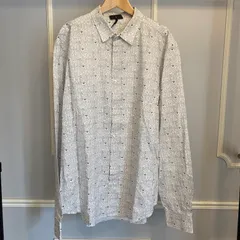 EMPORIO ARMANI エンポリオアルマーニ　XLサイズ メンズ ワイシャツ ロゴ ホワイト  BA468