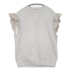 The BaTONe LONGSLEEVE ROUND-HEM コットン 長袖Ｔシャツ カットソー ロンＴ グレー レディース バトン【中古】5-0102M∞ The BaTONe LONGSLEEVE ROUND-HEM コットン 長袖Tシャツ