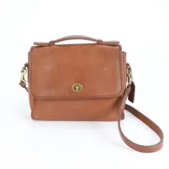 美品 ヴィンテージ オールド コーチ アメリカ製 レザー ターンロック 2WAY ショルダーバッグ 斜め掛け 9870 レディース EEE CV366-4【中古】