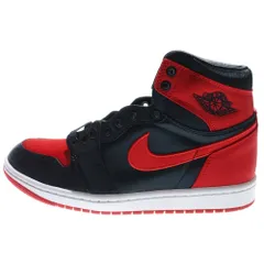 NIKE (ナイキ) WMNS AIR JORDAN1 RETRO HIGH OG FD4810-061 エアジョーダン1 サテンブレッド ハイカットスニーカー US6.5/23.5cm レッド レディース