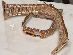 Apple Watch Ultra 49mm キラキラ　ウルトラ　カバー＆ステンレスバンドセット（BOX付き）22