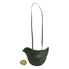 極美品 ミナペルホネン tori bag ポシェット/オリーブ 鳥バッグ 牛革 極美品 ミナペルホネン tori bag ポシェット/オリーブ 鳥バッグ