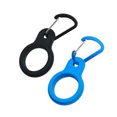 新品 ペットボトルホルダー カラビナ Anboli カラビナ付き シリコン キーリング ホルダー ドリンクホルダー 多機能 リュック ザック アウトドア 登山 持ち歩き 小型 キャンプ ハイキング 水分補給 ボトル フック 吊り下げ 交換用部品 コンパクト ベ