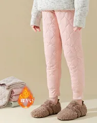 中綿パンツ 女の子 男の子 キッズ ボトムス ロングパンツ 長ズボン 中綿 暖かいタイツ レギパンツ かわいい 子供服 パンツ ウエストゴム  かわいい 可愛い おしゃれ 保育園 幼稚園 小学生 yunshan01