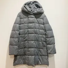 a.v.v standard アーヴェヴェスタンダード　レディース　アウター　ダウンコート　ロングコート　フーデッドコート　フルジップアップ　ホックボタン　両サイドポケット　無地　グレー　ダウン70％　フェザー30％　シンプル　カジュアル　SU839h1269