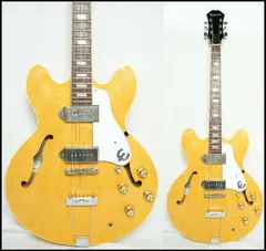 美品 Epiphone エピフォン Casino VS ナチュラル ハードケース 美品 Epiphone エピフォン Casino VS ナチュラル ハードケース