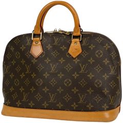 【在庫一掃】 ルイ・ヴィトン Louis Vuitton アルマ 手提げ ハンドバッグ モノグラム ブラウン M51130 レディース 【中古】