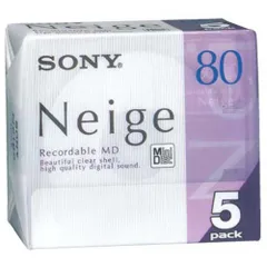 ソニー ミニディスク 80分 5巻パック(中古品)のサムネイル