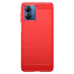 moto g64 5G ケース カーボン調 薄型 耐衝撃 ソフト ケース 【Color】レッドのサムネイル