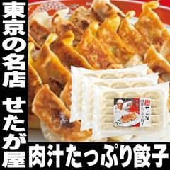人気ラーメン店監修 東京 せたが屋 餃子 3袋 セット お取り寄せ 東京 グルメ ギフト おつまみ 取り寄せ ご当地グルメ