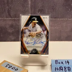 2021 Topps Tribute Dennis Eckersley 09/25 直筆サインカード OAKLAND ATHLETICS カード