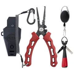 新品 Goture パワープライヤー 釣り用プライヤー フィッシングプライヤー フィッシュグリップ 釣りペンチ 魚つかみ 魚掴み器 フックリリーサー ADプライヤー 釣り道具 錆に強い 滑り止め 多機能ツール 安全ロープ付き