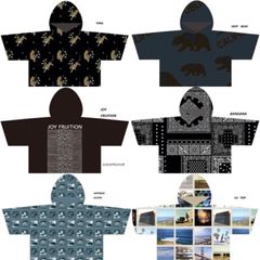 FRUTION マイクロファイバーポンチョ　全6カラーリサイクルポリエステル　PONCHO
