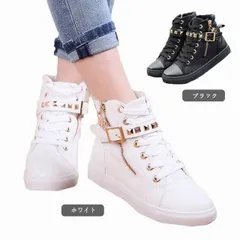 ★スニーカー レディース ハイカット シューズ サイドジッパー ハイカットスニーカー スポーツ 厚底 キャンバス おしゃれ 履きやすい 歩きやすい 無地 通学 通勤