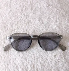 未使用●クラウンパント型 サングラス クリアグレー×ミッドグレー クラウンパントタイプ