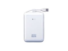 BUFFALO USB2.0対応 耐衝撃ポータブルHDD TurboUSB機能搭載 160GB ホワイト HD-PM160U2-WH