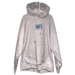 RAZZIS ラズ 刺繍 パーカー フーディ グレー