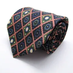 ヴァレンティノ ガラヴァーニ ブランド ネクタイ チェック柄 シルク イタリア製 PO メンズ ブラウン VALENTINO GARAVANI 【中古】