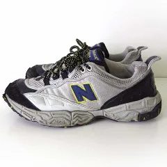 ニューバランス NEW BALANCE M801AT スニーカー トレイルランニングシューズ US 9.5 グレー 黒 ブラック 27.5cm くつ 靴 シューズ ■KK