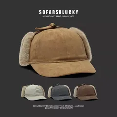 キャップ 帽子 レディース メンズ 大きいサイズ フライトキャップ ロシア帽 飛行帽 秋冬 耳付き ファー あたたかい 防寒 雪 キャンプ 釣り スキー スノボ 自転車 耳あて付き帽子 zhunkang01