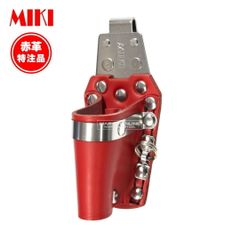 MIKI 三貴 ミキ 工具差し ツールホルダー プロ用 赤革 レッド 特注品 別注 ラチェットレンチ差し SPH-6RS-RE