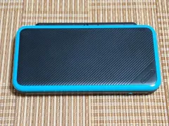 本体のみ New2DSLL ブラック×ターコイズ D