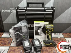 〇【未使用】パナソニック Panasonic EZ1PD1J18D-Y 充電インパクトドライバー バッテリ×2・充電器付き【ハンズクラフト佐賀】【中古】のサムネイル