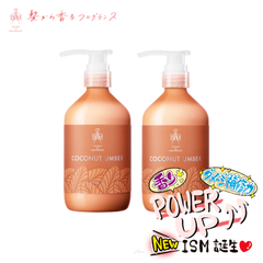 ISM イズム ココナッツアンバー トリートメント【ボトル 2本】 ボトル リニューアル 送料無料