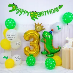 【迅速発送】3歳 誕生日 飾り付け 恐竜 男の子 女の子 大人 恐竜 誕生日バルーン バースデー 飾り ケーキバルーン フォトフレーム バルーン クマバルーン おしゃれ 写真撮影