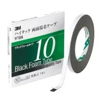 3M　ハイタック両面接着テープ　9708　10mm　(厚み0.8mm、ブラックフォームタイプ)　※ネコポス発送のサムネイル