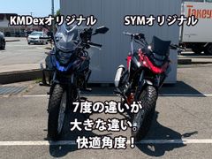 SYM NH T200/T125専用 ロングサイドスタンドex