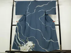 平和屋着物●訪問着　駒刺繍　牡丹　金彩　まるやま扱い　正絹　逸品　CAAX4649ut