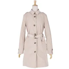 美品 アルマーニジーンズ ARMANI JEANS コート ロングコート ベルト エポレット 無地 アウター レディース 42(M相当) ベージュのサムネイル