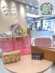 [本日特価] TOP New 2025 高品質3点セット - Lv ピンクジェリーバッグ + ピンクカメラバッグ + 財布 本日限定特別割引！[本日特価|新品未使用品]