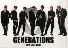 【中古】クリアファイル(男性アイドル) 【シークレット】GENERATIONS A4クリアファイル 「GENERATIONS from EXILE TRIBE×SHIDAX」 オリジナルドリンク特典