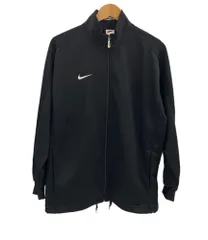 ナイキ NIKE 90's 90年代 銀タグ フルジップ トラックジャケット 日本製 黒 ジャージ ブラック Lサイズ 101MT-3818