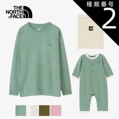 種類2：(FO)フォレストオリーブ/F ザ・ノース・フェイス ベビー 大人 セット THE NORTH FACE NTM82301 CR L-TEE /ROM SET CR ロングスリーブティーアンドベビーロンパースセット ユニセックス ロンT 親子ペアルック