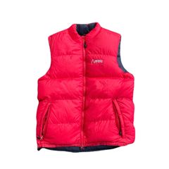 WARMTH ワームス ダウンベスト 赤 ポーランド製