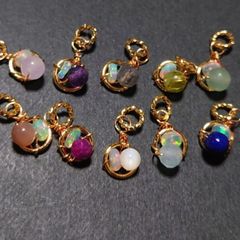 天然石チャームセット 8個入り - メルカリ