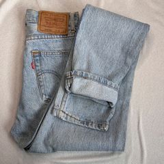 送料無料 即決 Levi's 534 W26 L32 80年代 90年代 アメリカ製 100%綿 ハイウエスト デニム ヴィンテージ アメカジ ストレート リーバイス