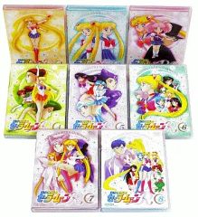 [중고] 애니메이션 DVD 미소녀 전사 세일러 문 R 통상판 전 8 권 세트