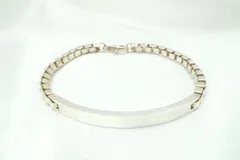 ティファニー ベネチアン リンクID ブレスレット SV925 銀 シルバー TIFFANY&Co. 2461j