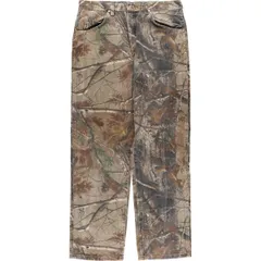 古着 ラングラー Wrangler PRO GEAR 迷彩柄 リアルツリーカモ テーパードデニムパンツ メンズw33相当/eaa539911