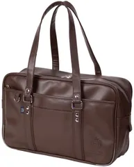 【在庫処分】女子 高校生 ロゴ 型押 通学用 合皮 革 スクバ スクールバッグ 大容量 女子高校生 CandySugar 大きめ 学生 [キャンディーシュガー] 軽量 CS-G04