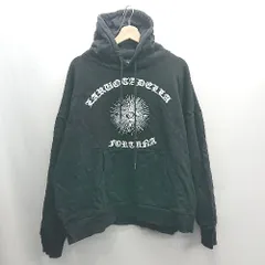 ◇ ⊇ ililil イルイルイル 長袖 ホイールオブフォーチュンパーカー サイズF ブラック レディース メンズ E  【1412090050787】のサムネイル