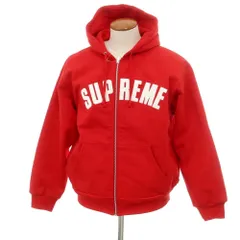 【中古】シュプリーム Supreme 2024年秋冬 Arc Thermal Zip Up Hooded Sweatshirt コットンポリエステル パーカー レッド【サイズM】【メンズ】