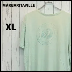 【最終値下げ SALE】MARGARITAVILLE マルガリータヴィル プリント Tシャツ パステルグリーン XL