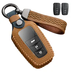 新品 キーケース トヨタ用 スマートキーケース キーカバー 本革 TPU 完全な包装 トヨタ専用設計 キーホルダー 2ボタン 3ボタン FIT For 新型 カローラ RAV4 50系 70系 専用 キーケース