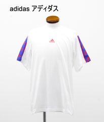 送料無料 アウトレット adidas アディダス メンズ トップス カラーブロック ブランドロゴTシャツ 春夏 #47498 WP215 M ホワイト
